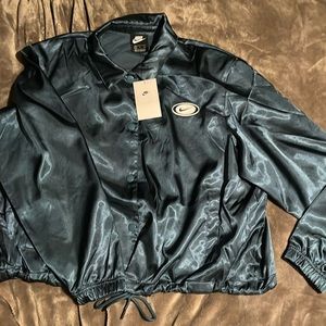 Silk green Nike jacket